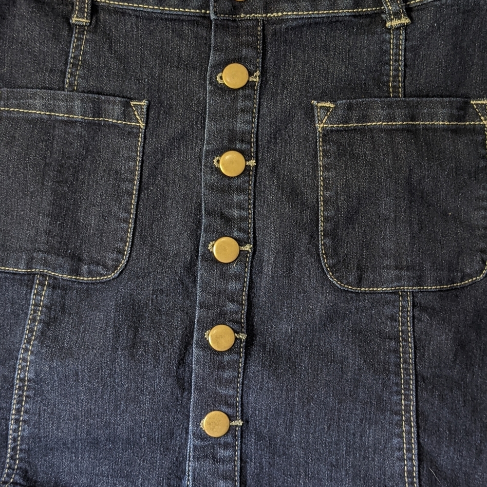 Women's Blue Jean Short Mini Skirt Size 13
